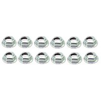 Universal Washer Lock Nut Set (Outer Diameter 1/2 Inch Hex Size 3/8 Inch) (12 Pieces) 