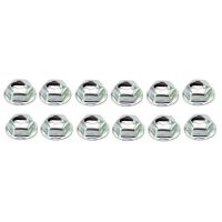 Universal Washer Lock Nut Set (Outer Diameter 1/2 Inch Hex Size 3/8 Inch) (12 Pieces) 