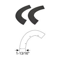 1957 Pontiac (See Details) Rear Bumper Rubber Fillers 1 Pair
