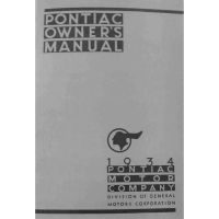 1934 Pontiac Owner's Manual [PRINTED BOOK]