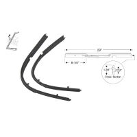 1950 1951 1952 1953 Buick Roadmaster and Super Series 4-Door (See Details) Front Vent Window Rubber Weatherstrips 1 Pair