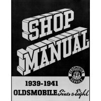 1939 1940 1941 Oldsmobile 6-Cylinder and 8-Cylinder Engine Models (See Details) Shop Manual [PRINTED BOOK]