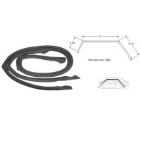 1969 1970 Buick And Oldsmobile (See Details) 4-Door Hardtop Roof Rail Weatherstrips 1 Pair 