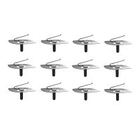 Universal Molding Clips Set (9/16 Inch Wide By 1-5/8 Inch Long Plate) (12 Pieces) 
