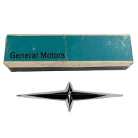 1959 Pontiac Star Chief Chrome Rear Fender Star Ornament NOS