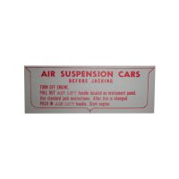 1957 1958 1959 1960 Buick Air Suspension Models Caution Decal 