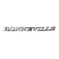 1971 1972 Pontiac Bonneville Front Fender Emblem NOS