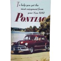 1949 Pontiac Owner's Manual [PRINTED BOOK]