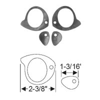 1958 Buick 4-Door Hardtop (See Details) Door Handle Gasket Set (4 Pieces)