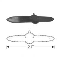 
1955 Buick (See Detail) Trunk Emblem Mounting Rubber Gasket
