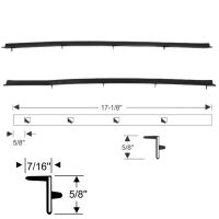 1962 1963 Buick and Oldsmobile 2-Door Convertible Models (See Details) Outer Beltline Rubber Weatherstrips 1 Pair