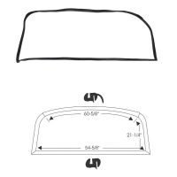 1961 1962 Buick Electra And Oldsmobile Series 98 (See Details) 4-Door Sedan Rear Window Rubber Weatherstrip