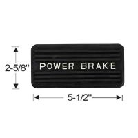 1957 1958 Buick (See Detail) Power Brake Pedal Pad