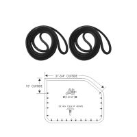 1961 1962 1963 Buick, Oldsmobile, and Pontiac 4-Door Models (See Details) Front Door Edge Rubber Weatherstrips 1 Pair