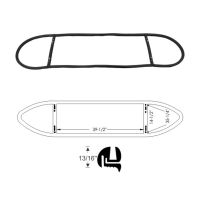 1951-1952 Buick And Oldsmobile (See Detail) Rear Window Rubber Weatherstrip