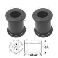 1956-1960 Buick Rear Axle Strut Rod To Bracket Rubber Bushings 1 Pair