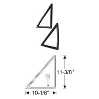 1961 1962 1963 Buick, Oldsmobile, and Pontiac 4-Door Sedan (See Details) Quarter Window Weatherstrips 1 Pair