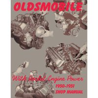 1950 1951 Oldsmobile Models WITH Rocket V8 Engines (See Details) Shop Manual [PRINTED BOOK]