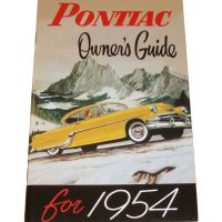 1954 Pontiac Owner's Manual [PRINTED BOOK]