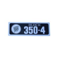 1968 1969 1970 1971 1972 1973 1974 Buick 350 Engine (4 Barrel Carburetor) Valve Cover Decal