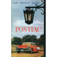 1958 Pontiac Owner's Manual [PRINTED BOOK]