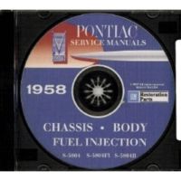 1958 Pontiac Chassis, Body, and Fuel Injection Service Manuals [CD]