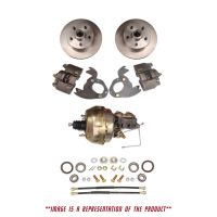 1966 Buick (EXCEPT Special Series) Front Disc Brake Conversion Kit With Booster And Master Cylinder