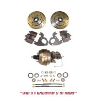 1966 1967 1968 1969 1970 Oldsmobile (B-Body and C-Body) Front Disc Brake Conversion Kit With Booster And Master Cylinder
