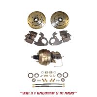 1961 1962 1963 Oldsmobile F-85 Front Disc Brake Conversion Kit With Booster And Master Cylinder
