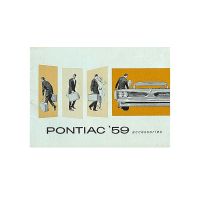 1959 Pontiac Accessories Color Foldout Sales Brochure [PRINTED BROCHURE]