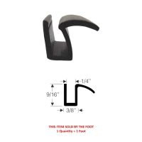 1954 1955 1956 Buick (See Details) 9/16 Inch Window Gasket Weatherstrip (Sold By The Foot)