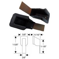 1951 1952 1953 1954 1955 1956 1957 1958 Buick, Oldsmobile, and Pontiac (See Details) Rubber Side Window Vent Top Tips 1 Pair