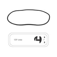 1950 Oldsmobile Series 76 2-Door Club Coupe Rear Window Rubber Weatherstrip