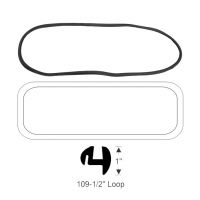 1950 Oldsmobile Series 76 (See Details) Rear Window Rubber Weatherstrip