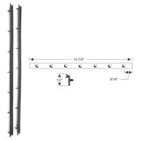 1954 1955 1956 Buick, Oldsmobile, and Pontiac Hardtop Models (See Details) Front Vent Window Division Bar Rubber Weatherstrips 1 Pair