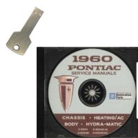 1960 Pontiac Chassis, Body, Hydra-Matic, Heating, and Air Conditioning (A/C) Shop Manuals [USB Flash Drive]