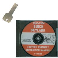 1963 1964 Buick Skylark Factory Assembly Instruction Manuals 2 Volumes [USB Flash Drive]