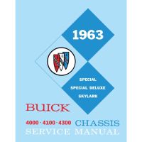 1963 Buick Special Series and Skylark Chassis Service Manual [PRINTED BOOK]