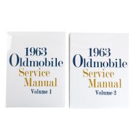 1963 Oldsmobile Service Manuals 2 Volumes [PRINTED BOOKS]