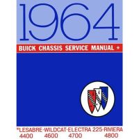 1964 Buick (EXCEPT Special Series and Skylark) Chassis Service Manual [PRINTED BOOK]
