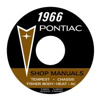 1966 Pontiac Chassis, Fisher Body, Heating, and Air Conditioning (A/C) Shop Manuals [CD]
