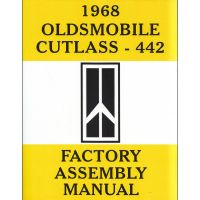 1968 Oldsmobile Cutlass and 442 Models Factory Assembly Manual [PRINTED BOOK]
