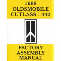 1968 Oldsmobile Cutlass and 442 Models Factory Assembly Manual [PRINTED BOOK]