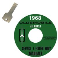 1968 Oldsmobile Service and Fisher Body Manuals [USB Flash Drive]