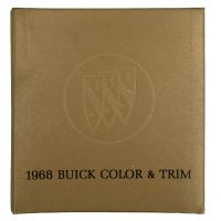 1968 Buick Color And Trim Book USED