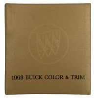 1968 Buick Color And Trim Book USED