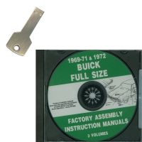1969 1970 1971 1972 Buick Full Size Models Factory Assembly Instruction Manuals 3 Volumes [USB Flash Drive]