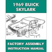 1969 Buick Skylark Factory Assembly Manual [PRINTED BOOK]