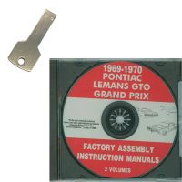 1969 1970 Pontiac LeMans, GTO, and Grand Prix Models Factory Assembly Instruction Manuals 2 Volumes [USB Flash Drive]