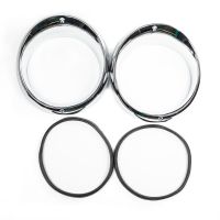 1955 Oldsmobile Chrome Headlight Bezel Ring Set (4 Pieces) REPRODUCTION